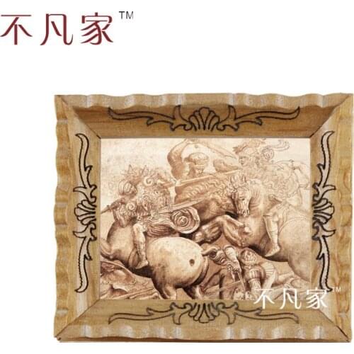 Wholesale dollhouse 1:12 scale miniatue Classical ancient warriors painting