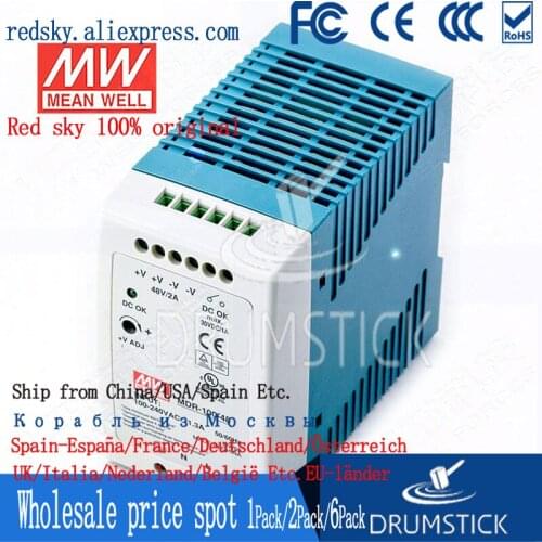 Only 11.11) MEAN WELL MDR-20-24 24V 1A meanwell MDR-20 24V 24W Single Output Industrial DIN Rail Power Supply