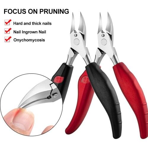 New Professional Nail Clipper Nail Correction Thick Nails Ingrown Toenails Nippers Dead Skin Dirt Remover Paronychia Nail Tools
