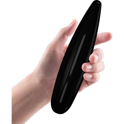 Obsidian Yoni Wand Acupuncture Point Massage Stick for Skin Care Woman Vaginal Tightening Exercise Body Slimming Massage Tool