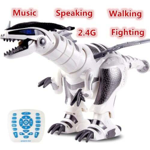 Educational toy Remote Control Robot Dinosaur Toy Dancing Walking Speaking Fighting Singing Touch swing child Learning Toy gifts