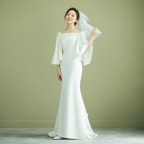 Ossizoue Mermaid Silhouette Wedding Dresses