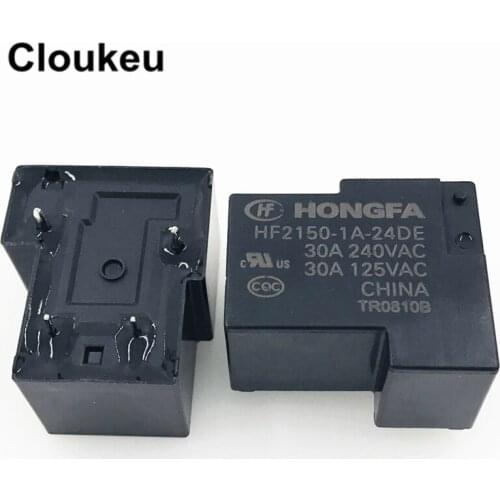 2Pcs Relay DIP4 HF2150-1A-12DE 24DE 12V 24V 30A