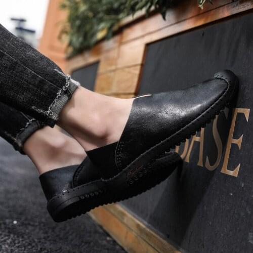 Sport leather large Mens summer sapato casual zapatillas casuales autumn Male scarpa formal scarpe mens for uomo shoes classic