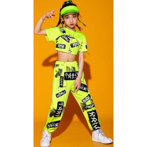 Hip Hop Dance Costume For Girls Jazz Dance Wear Rave Dancer Outfits E-girls Clothes Performance Costume DJ DS Clothing DL7066