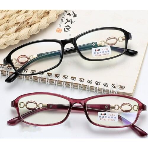 Ultralight Reading Glasses Women Men Full-rim High Quality Anti Blu Anti Fatigue Classic Fashion +1 +1.5 +2 +2.5 +3 +3.5 +4