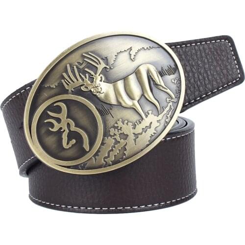 Unisex Leather Dress Belt PU Leather Waistband for Men Women 1.5 Inch