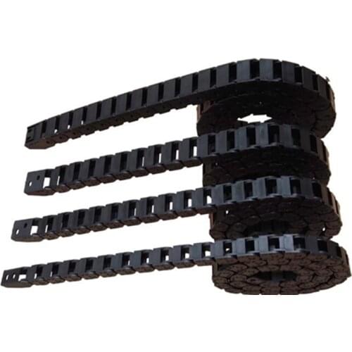 1m Transmission Chains 10x20 15x30 Plastic Towline Drag Chain Cable Carrier with End Connectors cnc router tools