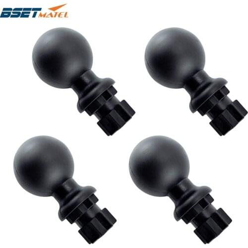 4PCS Nylon Kayak Ram Mount Base Track Mounting Base for Ram Fishing Rod Rack Pole Holder Kayak Canoe Boat Sailboats Accessories