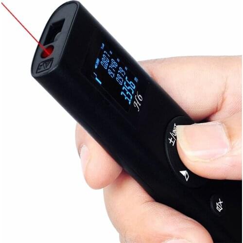 40 Meters Distance Range Level Calibration Mini Handheld Portable USB Charging Rangefinder Digital Distance Measurement Supplies