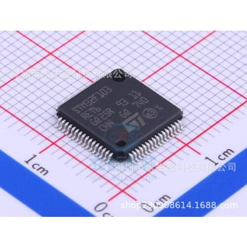 5/PCS STM32F103RET6 Original St Chip 32-Bit Microcontroller CORTEXM3 512K LQFP-64