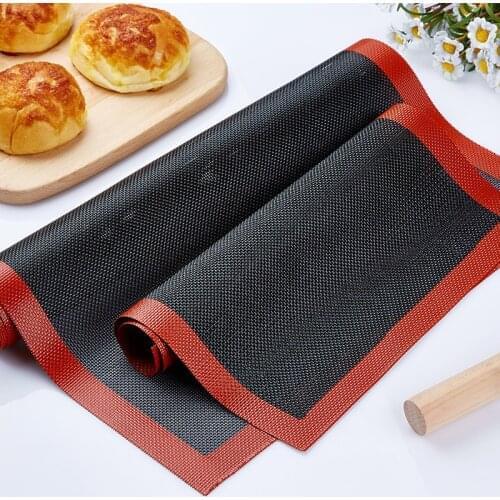 Nonstick Silicone Baking Mat Heat Resistant Oven Sheet Liner Pastry Puff Perforated Baking Pad for Cookie Bread Biscuits Macaroo