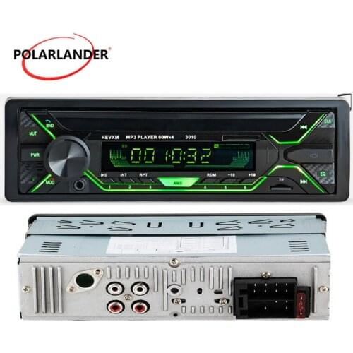 Single Din 1 Din 12V Car Aux MP3 Player New Bluetooth In-dash FM car radio Microphone 3.5 inch 3010 Car Stereo Audio
