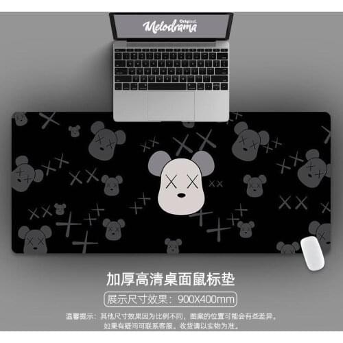 Large 900*400*2mm Cute Cartoon Mouse Pad Gamer Desk Mat Computer Gaming Peripheral Accessories Mouse Pad Mat for Child and Adult
