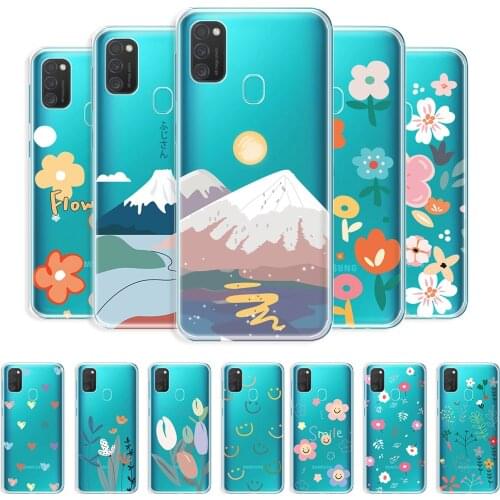 For Samsung M21 Case Clear Phone Case For Samsung M30S Transparent Protective Cover For Samsung Galaxy M21 M30s Soft TPU Fundas