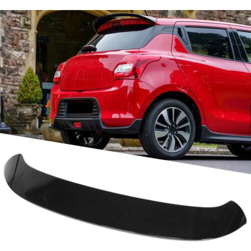 Glossy Black Sport Style Rear Roof Spoiler Wing Fit for Suzuki Swift Mk6 2018 2019 2020 Car Trunk Spoiler Car Accessories