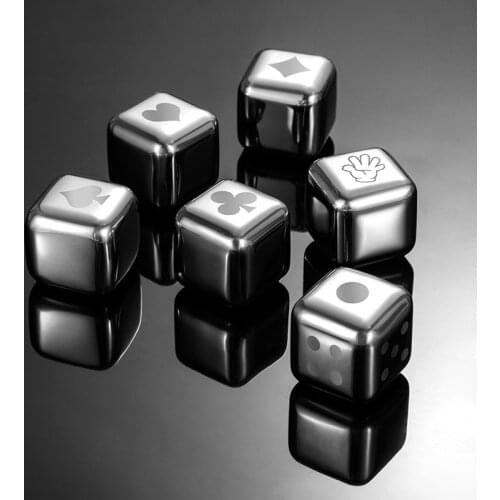 304 stainless steel ice cubes, red wine, ice grains, whiskey, metal frozen cold beer, ice wine