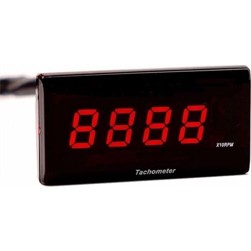 Mini RPM Meter Digital LCD Display Tachometer For Racing Motorcycle