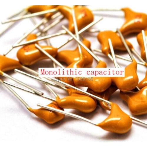 100pcs/lot Multilayer ceramic capacitor 100PFF 101 50V 101M P=5.08mm tolerance +/- 10% Free shipping