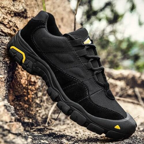 Outdoor Men Hiking Shoes Waterproof Breathable Tactical Combat Army Boots Desert Training Sneakers Anti-Slip Trekking Shoes38-46