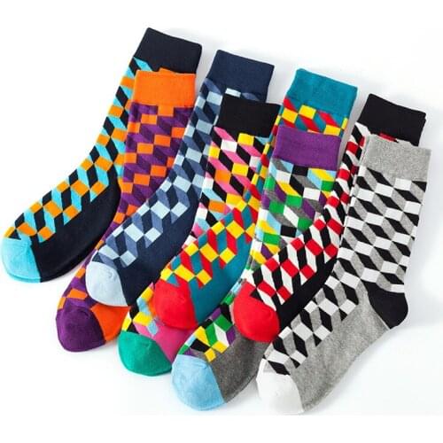 Spring Autumn Socks Cotton Classic Style Womens Mens Socks Colorful Socks Unisex Socks Fashion Harajuku Socks EU 35-43 Size