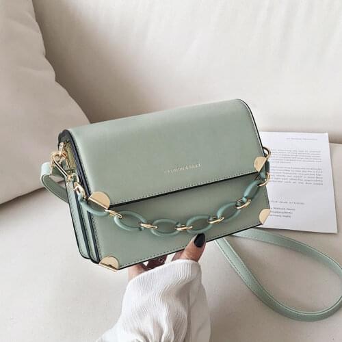 New Arrive 2021 Womens Fashion Flap Pu Leather Small Handbags Girls Designer Shoulder Bags White Crossbody Bags