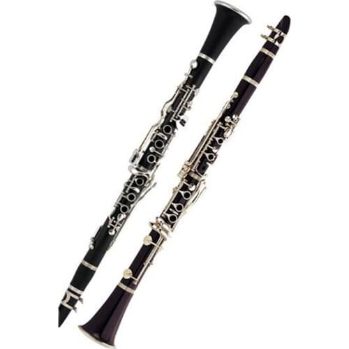 New Arrival Bb Clarinet Nickel-plated Bakelite professional musical instrument With Case Free Shipping