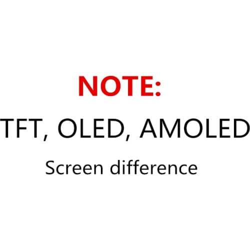 About screen material: TFT, OLED, AMOLED difference