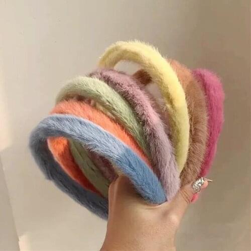 Headband Plush Lovely Sweet Wind Simple Hair accessories Retro Women Accessories Hair band