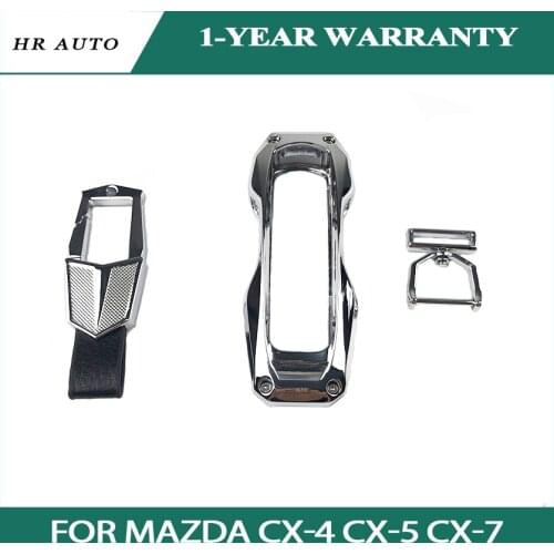 Fit for Mazda 3 Mazda 6 Atenza CX5 CX4 CX- 5 CX- 7 CX- 9 Zinc alloy Car Remote Smart Key Case Cover Keychain Car Styling