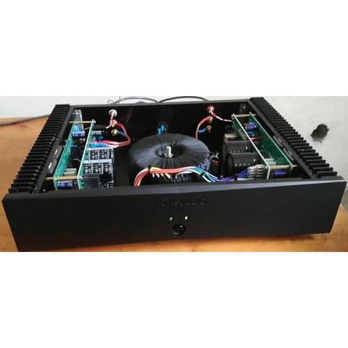 Latest arrival Finished HIFI Stereo After-stage Power Amplifier Base on NAIM NAP200 Auido Amp 200W+200W 4 OHMS