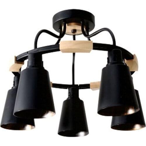 Retro Industrial Loft Nordic Ceiling Lights Loft Creative Ceiling Light 3/5 Heads Lamp For Decor Restaurant Suitable for E27