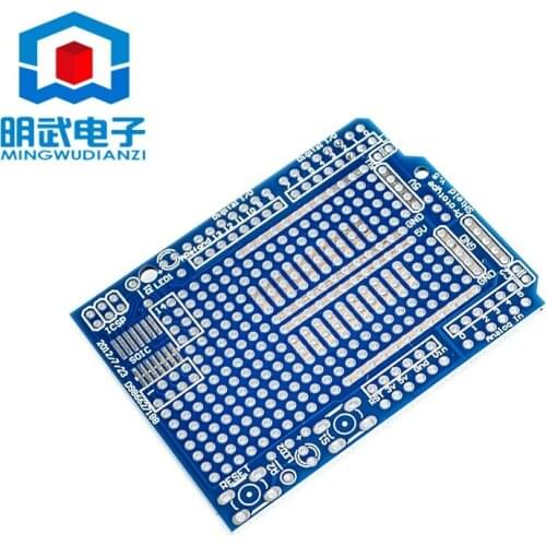 Prototype PCB Board For Arduino UNO R3 Shield Board FR-4 Fiber 2mm 2.54mm Pitch DIY