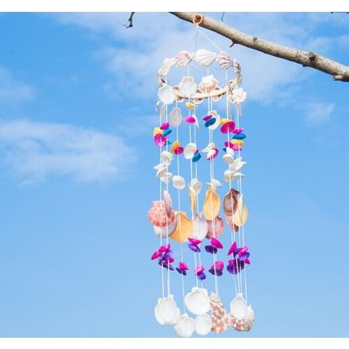 SHELLS BELLS HANGING CREATIVE DIY MATERIALS BAG GIRL GIFT BEDROOM ROOM EUROPEAN HANDMADE CHILDREN BEDROOM HANGING DECORATIONS