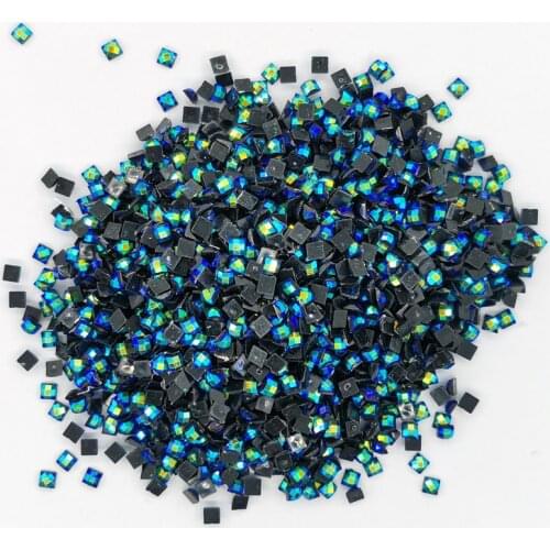 New Sale AB Drills For DIY Diamond Painting Square Round Drills Diamond Embroidery Rhinestones Colorful Mosaic Shiny Stones