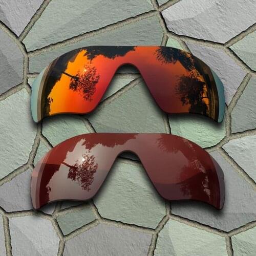 Red Orange&Bronze Brown Sunglasses Polarized Replacement Lenses for Oakley Radar Path