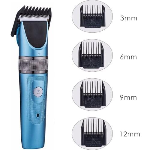Pet Dog Cat Hair Trimmer Electric Cordless Rechargeable Hair Clipper Cutting Machine Shaver Electric Scissor Dogs Grooming