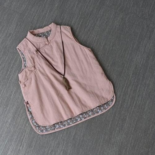 Women Winter Retro Padded Vest Cotton Linen Handmade Buckle Vintage Outwear Sleeveless Female Tanks Chinese Stand Collar Clothes