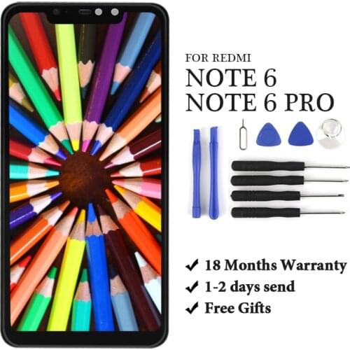 Grade For Xiaomi Redmi Note 6/ Note 6 Pro LCD Display With Touch Screen Assembly Replace For Redmi Note 6 Pro LCD Digitizer