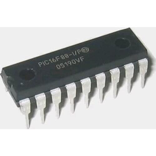 1pcs/lot PIC16F88-I/P PIC16F88 16F88-I/P 16F88 DIP-18 In Stock