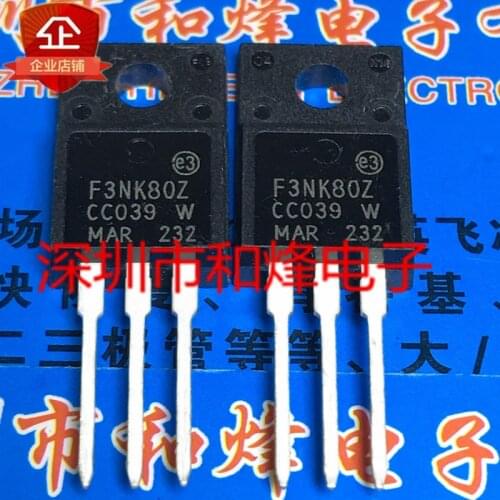 10PCS F3NK80Z STF3NK80Z TO-220F 800V 2.5A 100% New&original