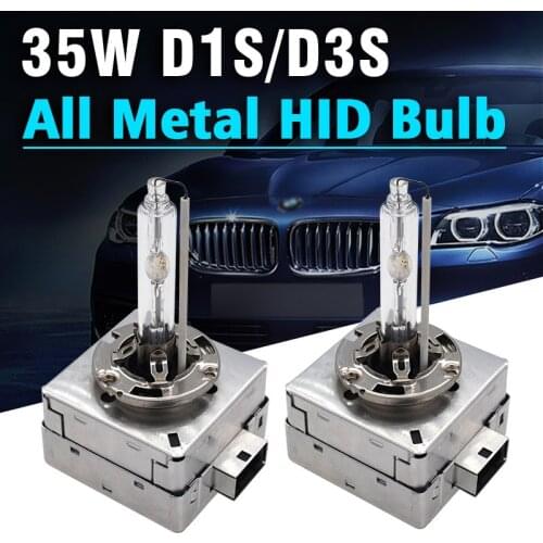 2021 SKYJOYCE 35W D1S D3S High bright HID bulb Replacement 4300K 6000K 8000K All Metal Holder Original D1S D3S HID LIGHT bulb