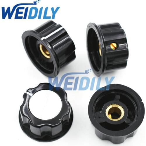 5PCS/LOT Hat MF-A03 potentiometer knob WH118/WX050 bakelite knob / copper core inner hole 6mm