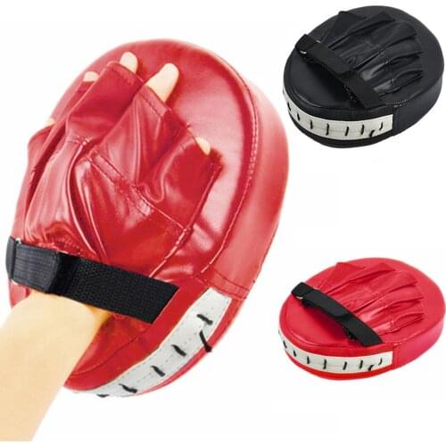 Boxing Target Pad Kick Boxing Gloves Pad Punch Target Bag Leather Men Karate Muay Free Fight Sanda Training Adult Kids Equipment