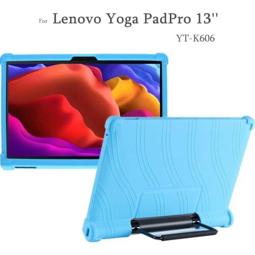 For 13'' Lenovo Yoga Padpro YT-K606 Tablet Case Soft Silicon Stand Holder Tablet Cover for Lenovo Yoga Padpro 13 inch Cases