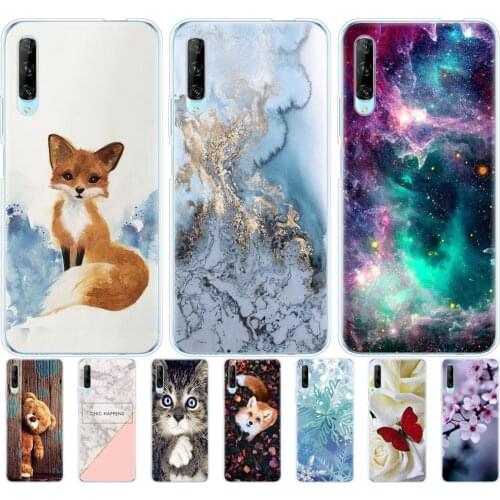 For huawei y9s phone case on for huawei y9 S back cover bumper etui coque silicone tpu soft full protection shockproof