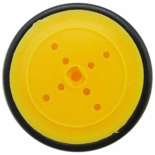 Small Smart Car Tire/Tyre Chassis Plastic Robot Chassis Wheel Rubber Diy Rc Toy Electronic Kit Robotic Model Diy RC Toy Teaching