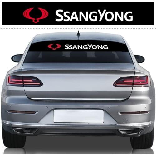 Car Window Sticker Front Rear Windshield Protection Decal For SsangYong Actyon Turismo Ssang Yong Rodius Rexton Korando Kyron