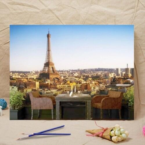 New 40 * 50cmDIY digital hand-painted oil painting, home wall decoration, landscape oil painting