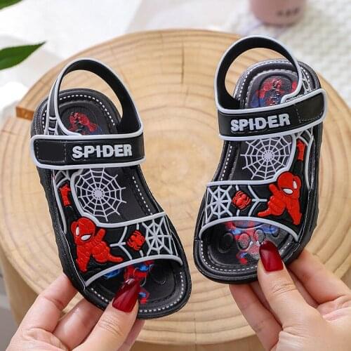 Boys Girls Leather Outdoor Hiking Sandals Beach Adjustable Strap Sport Sandal Kids Shoes for Girl Sandals Boys Sandals